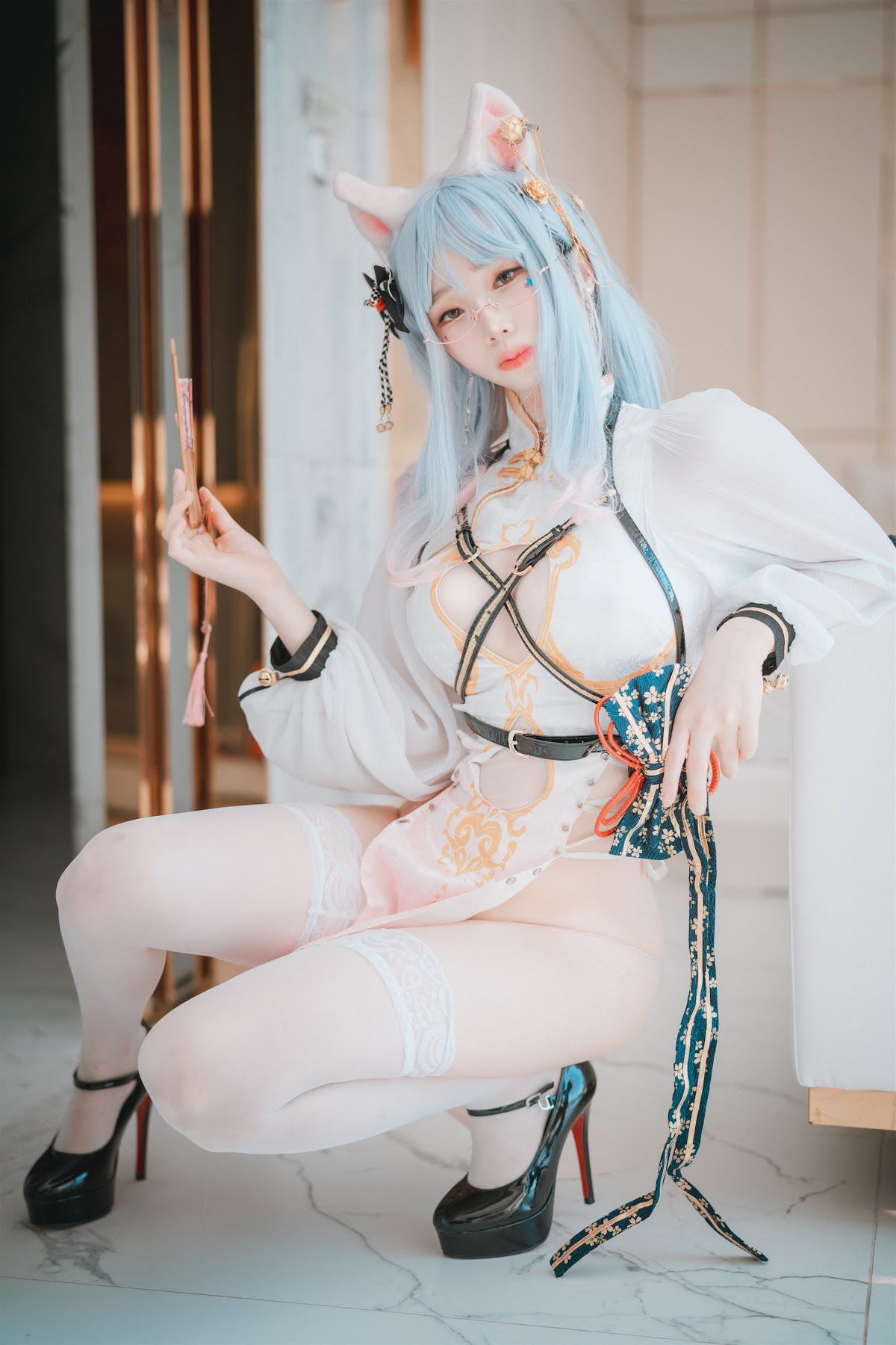 DJAWA Photo – Bambi (밤비) – Le Chat Porte un Qípáo - P17