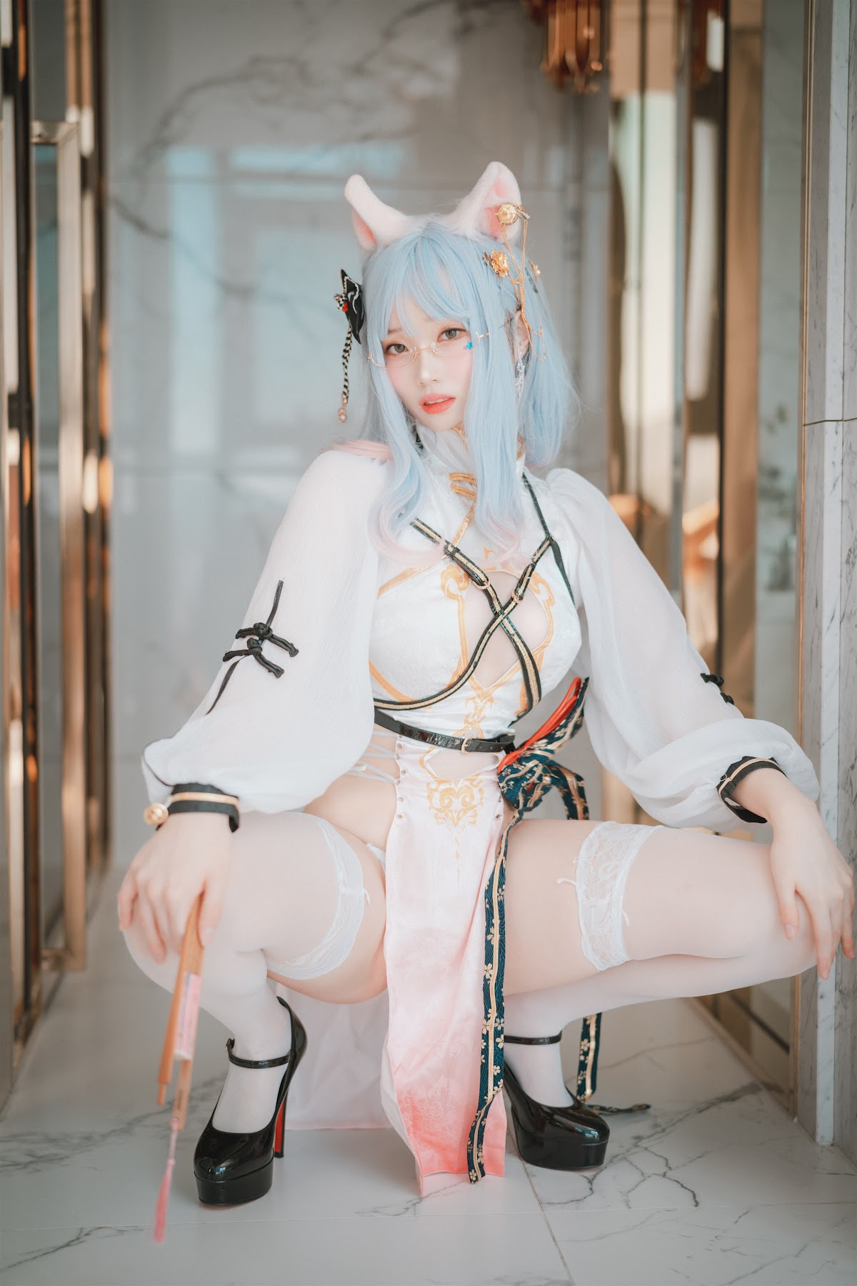DJAWA Photo – Bambi (밤비) – Le Chat Porte un Qípáo - P29