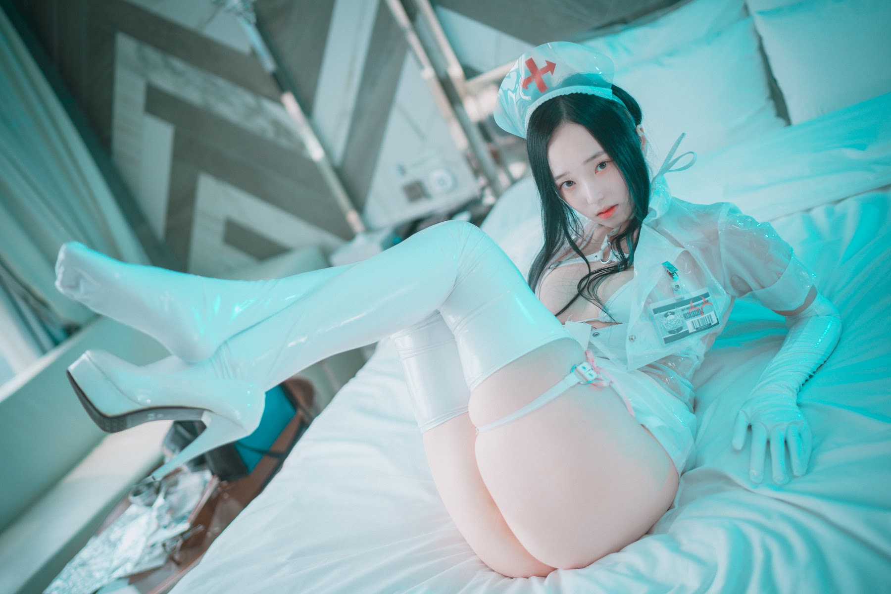 DJAWA Photo – Bambi (밤비) – Nurse Nation (White ver) - P38