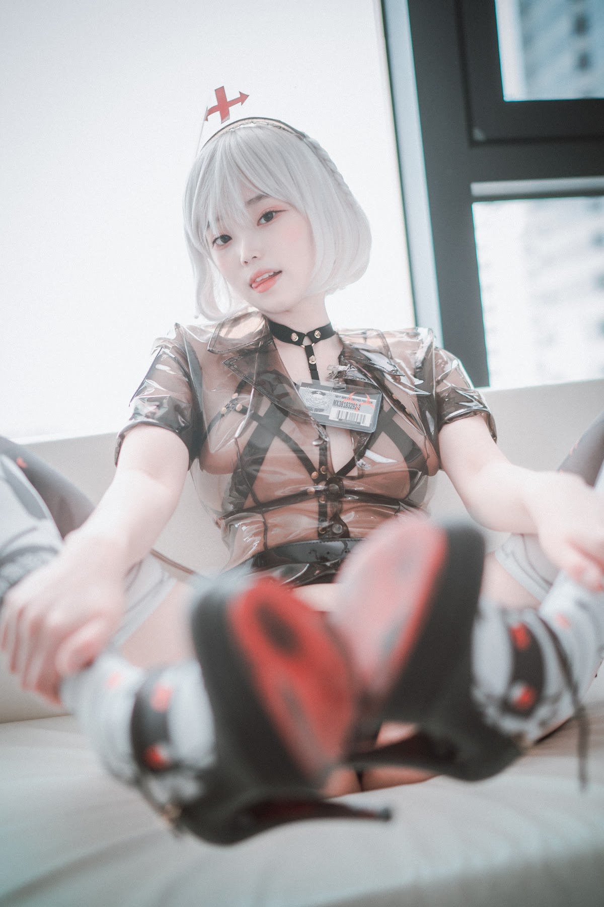 DJAWA Photo – Bambi (밤비) – Nurse Nation (Black ver) - P10
