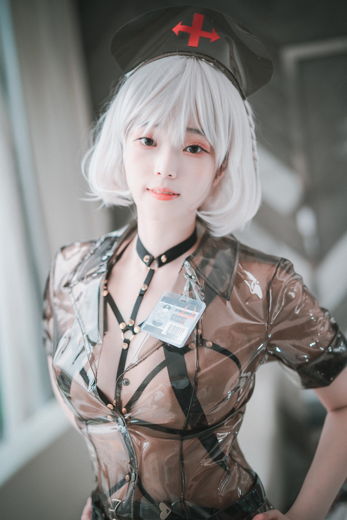 DJAWA Photo – Bambi (밤비) – Nurse Nation (Black ver) - P18
