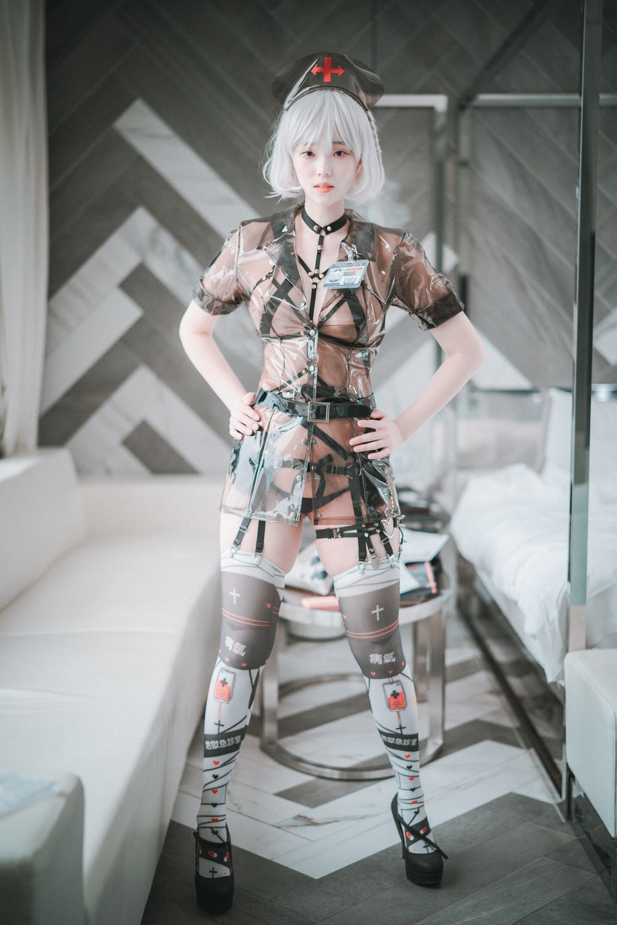 DJAWA Photo – Bambi (밤비) – Nurse Nation (Black ver) - P19