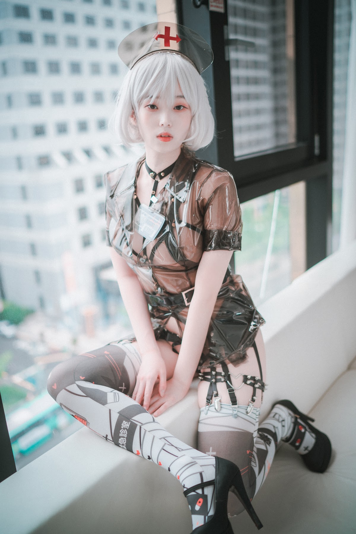 DJAWA Photo – Bambi (밤비) – Nurse Nation (Black ver) - P2