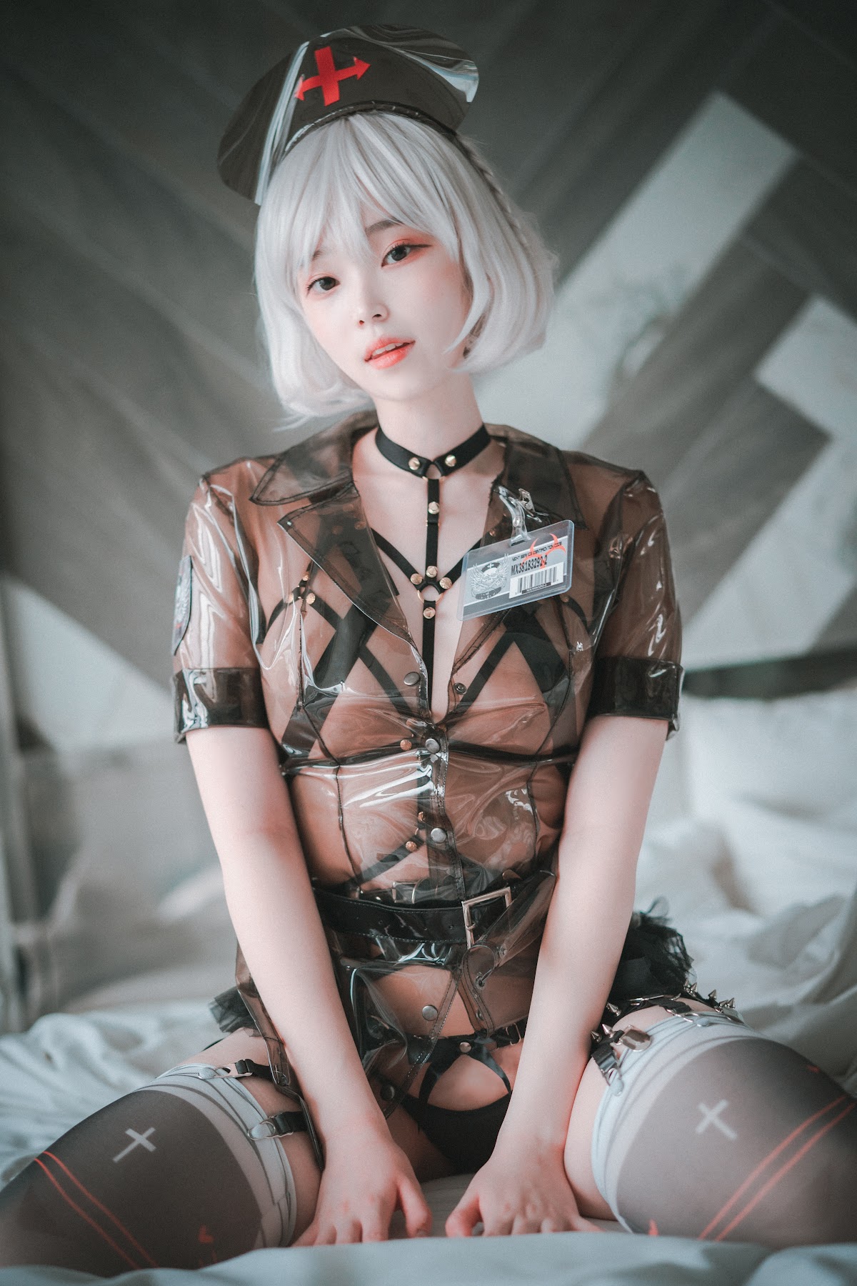 DJAWA Photo – Bambi (밤비) – Nurse Nation (Black ver) - P32