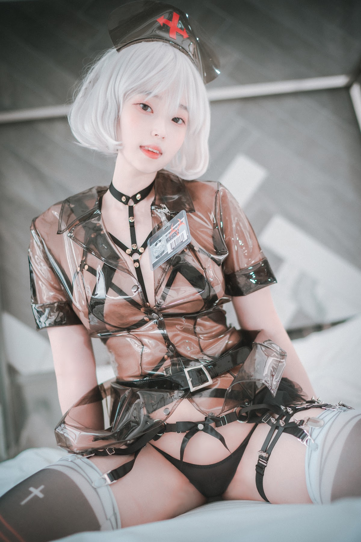 DJAWA Photo – Bambi (밤비) – Nurse Nation (Black ver) - P33
