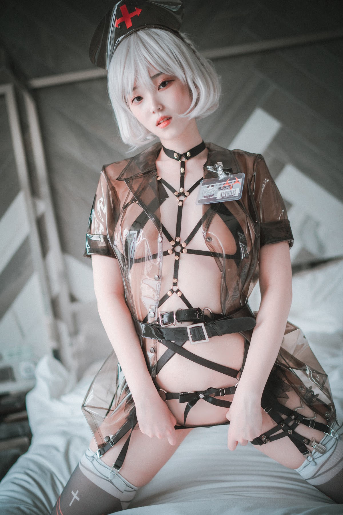 DJAWA Photo – Bambi (밤비) – Nurse Nation (Black ver) - P36