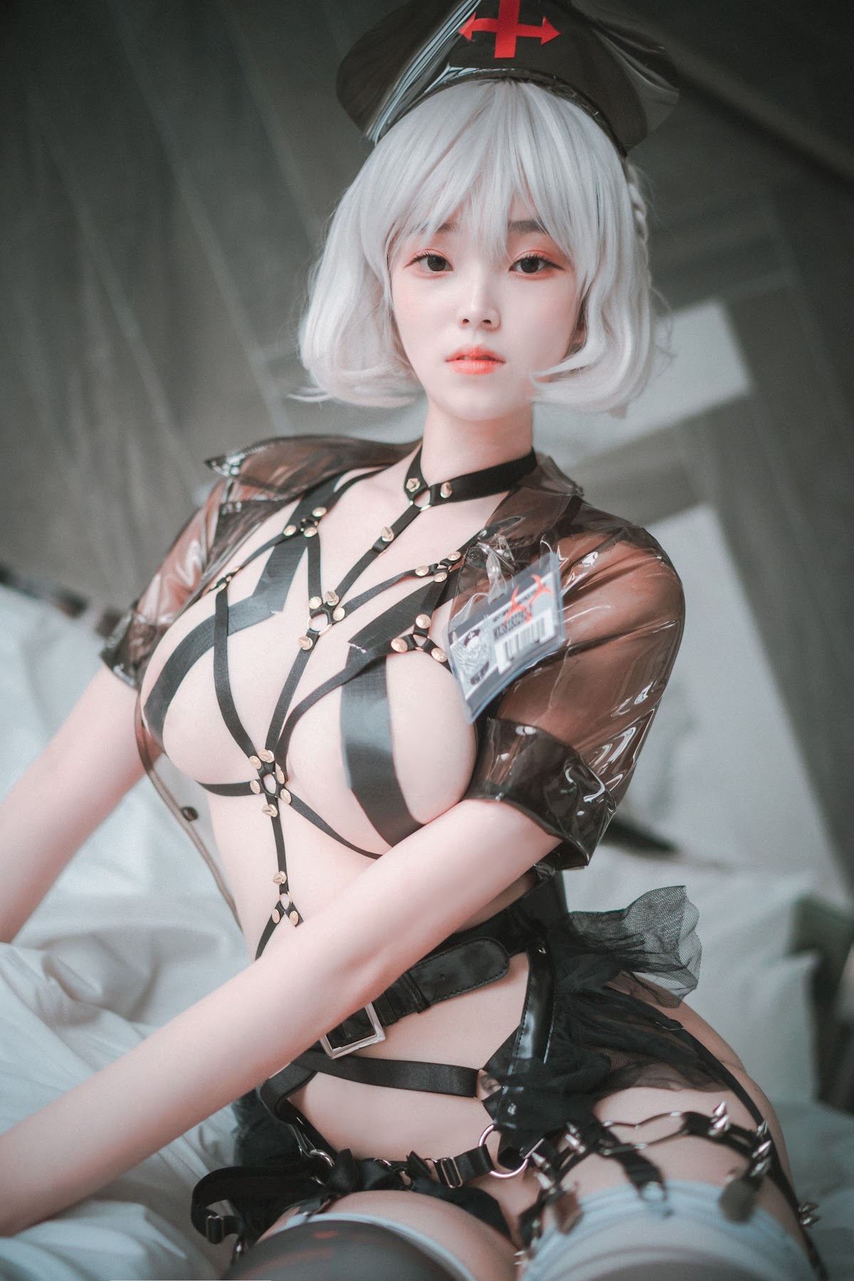 DJAWA Photo – Bambi (밤비) – Nurse Nation (Black ver) - P40