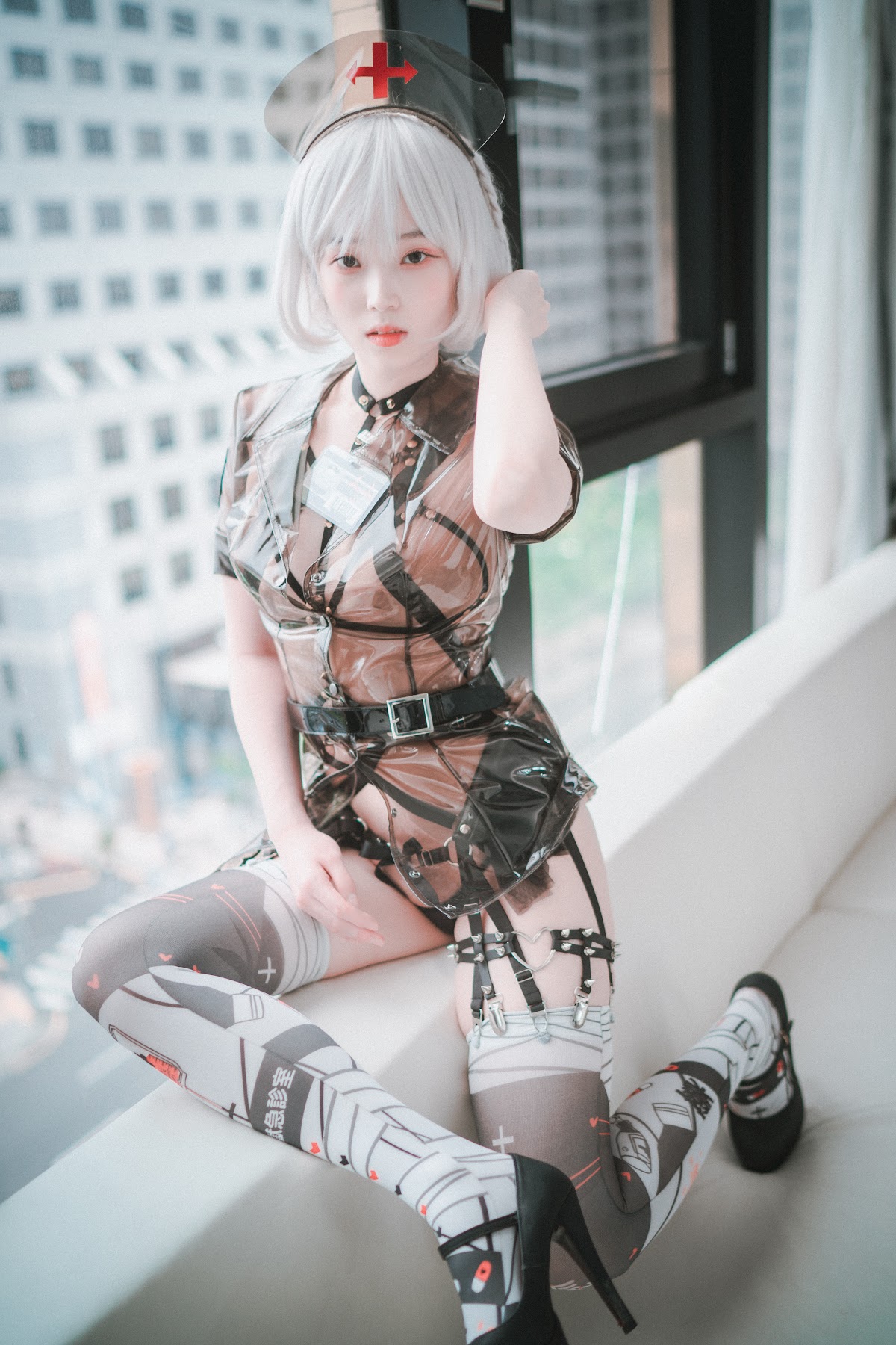 DJAWA Photo – Bambi (밤비) – Nurse Nation (Black ver) - P4