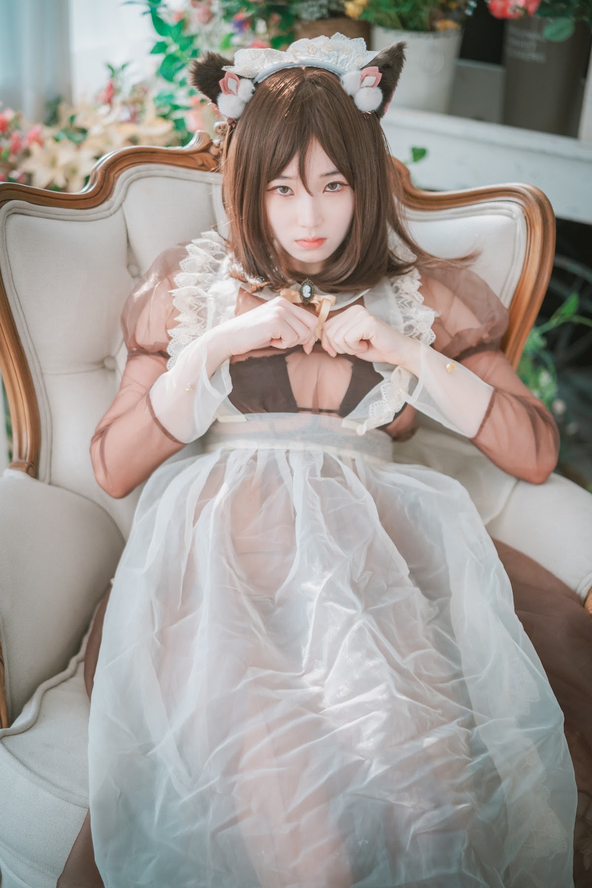 DJAWA Photo – Bambi (밤비) – Pure Marron (Maid) - P9