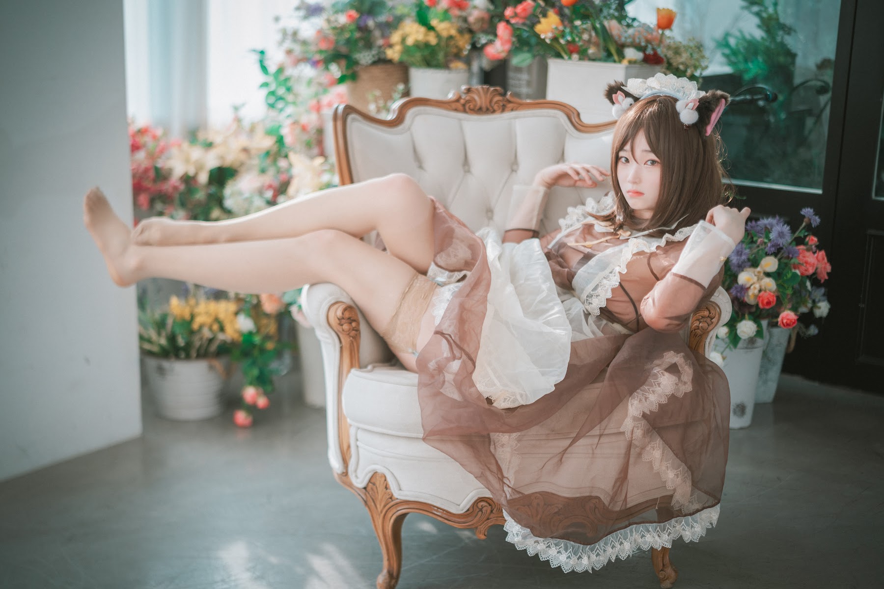 DJAWA Photo – Bambi (밤비) – Pure Marron (Maid) - P26