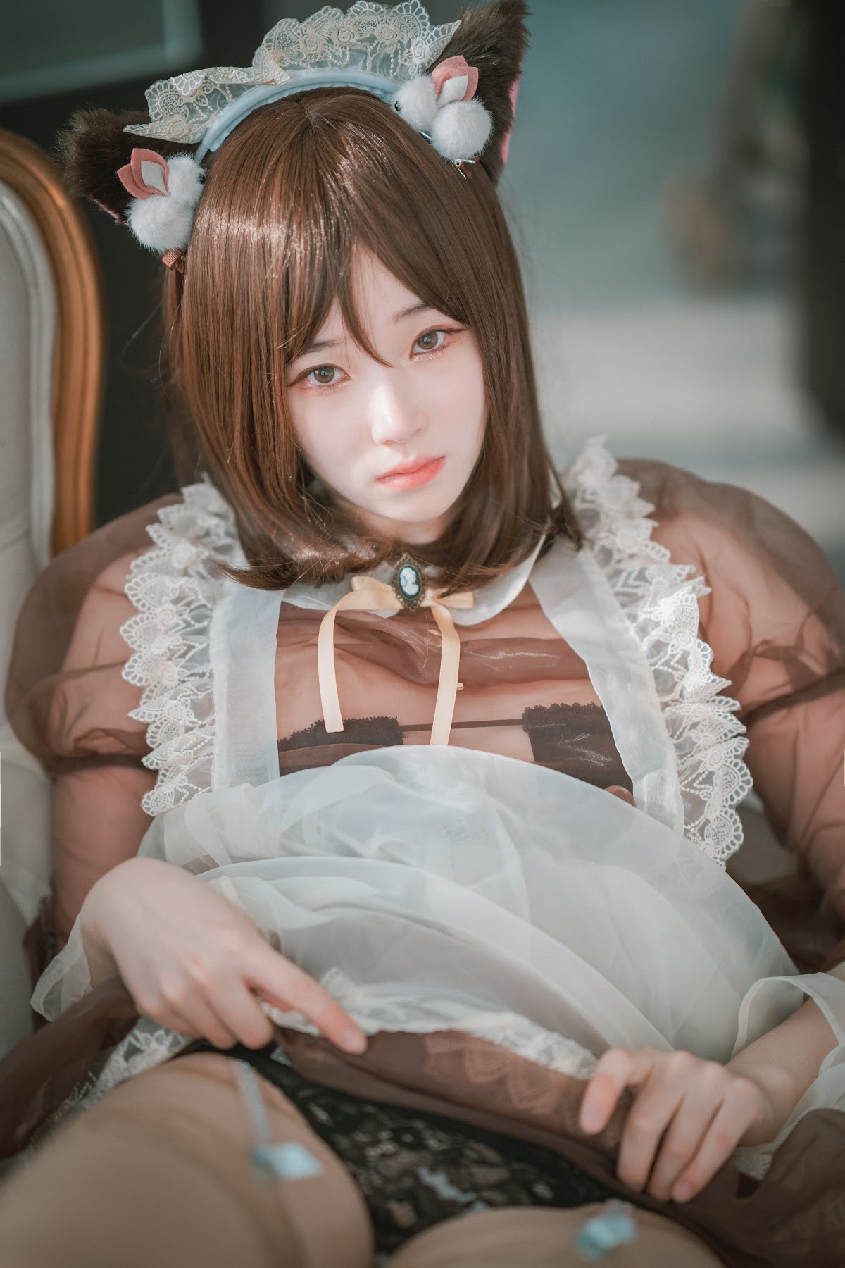 DJAWA Photo – Bambi (밤비) – Pure Marron (Maid) - P28
