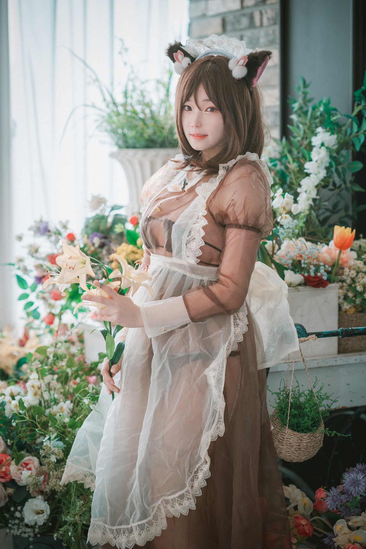 DJAWA Photo – Bambi (밤비) – Pure Marron (Maid) - P31