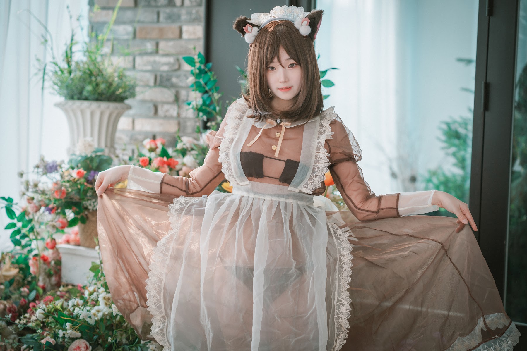 DJAWA Photo – Bambi (밤비) – Pure Marron (Maid) - P32