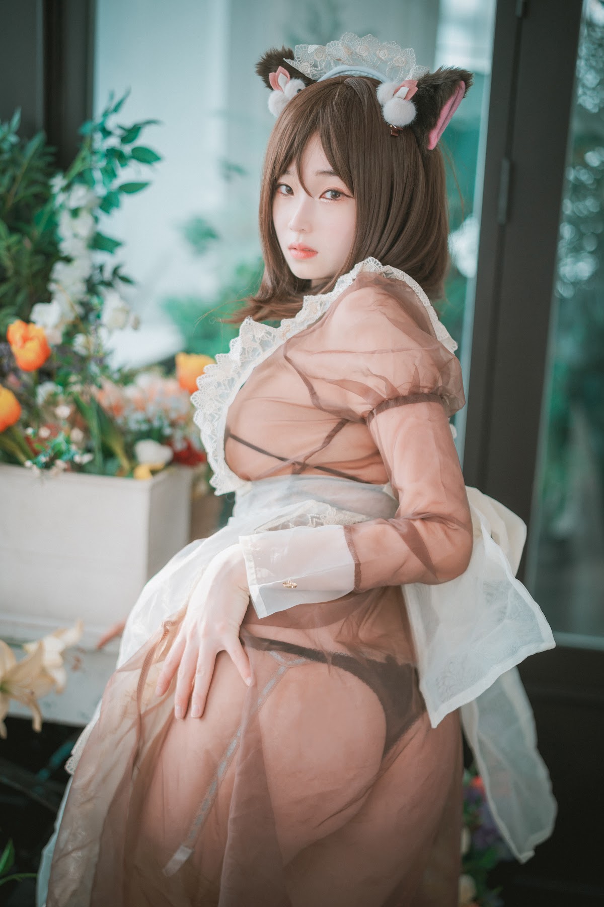 DJAWA Photo – Bambi (밤비) – Pure Marron (Maid) - P34