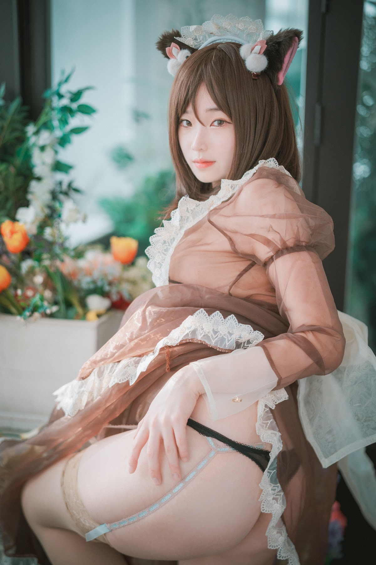 DJAWA Photo – Bambi (밤비) – Pure Marron (Maid) - P35