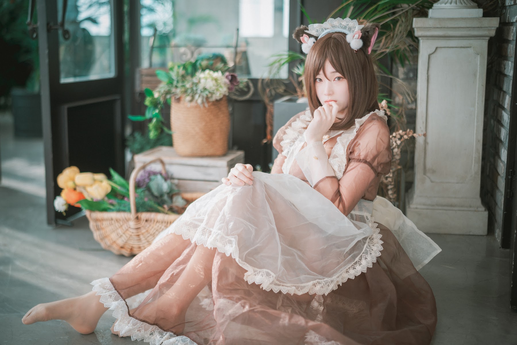 DJAWA Photo – Bambi (밤비) – Pure Marron (Maid) - P36