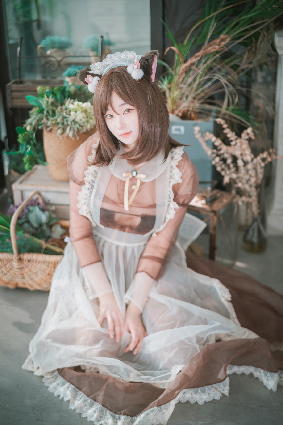 DJAWA Photo – Bambi (밤비) – Pure Marron (Maid) - P37