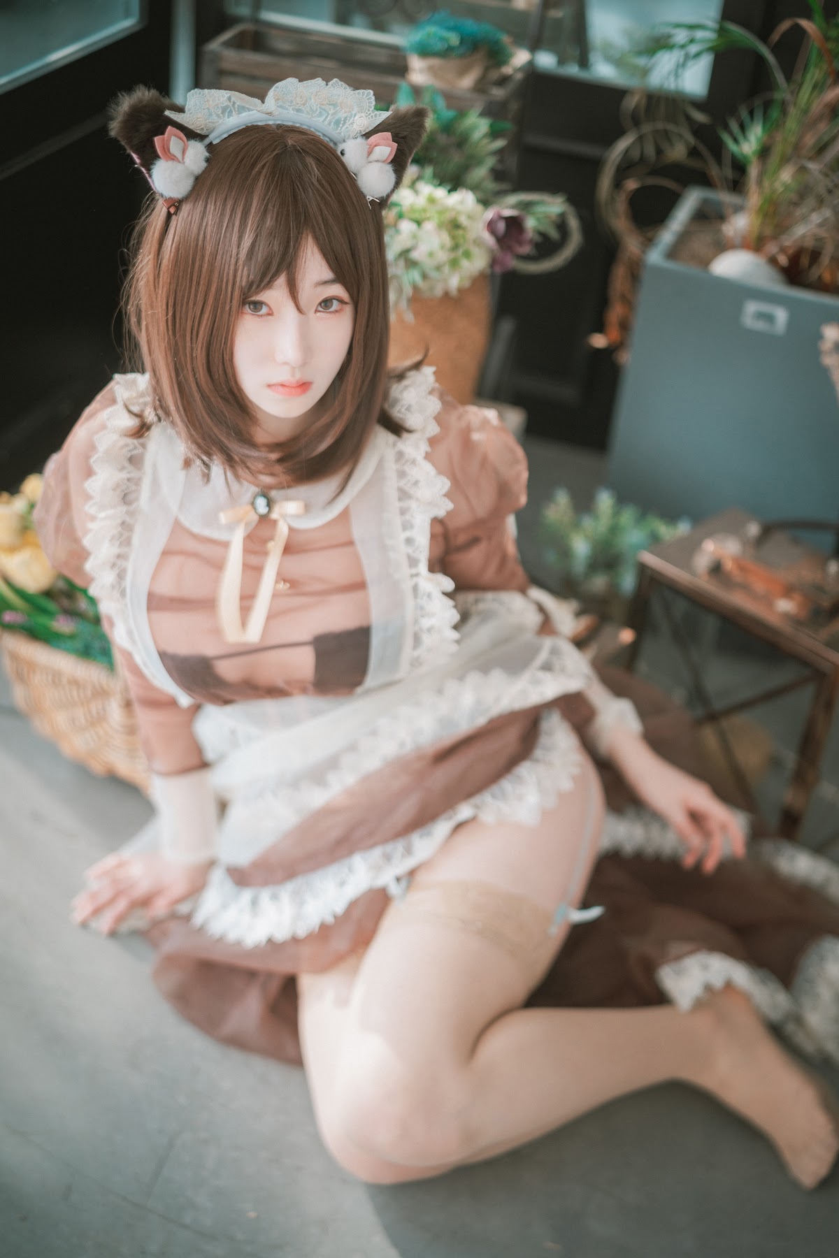 DJAWA Photo – Bambi (밤비) – Pure Marron (Maid) - P38