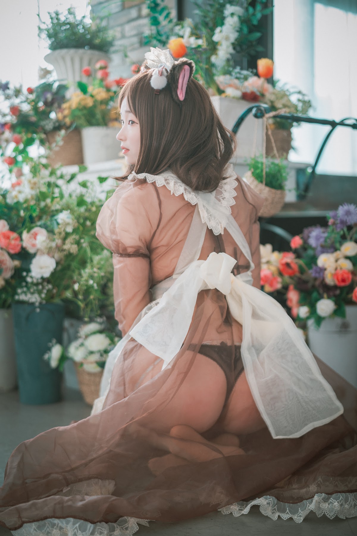 DJAWA Photo – Bambi (밤비) – Pure Marron (Maid) - P42