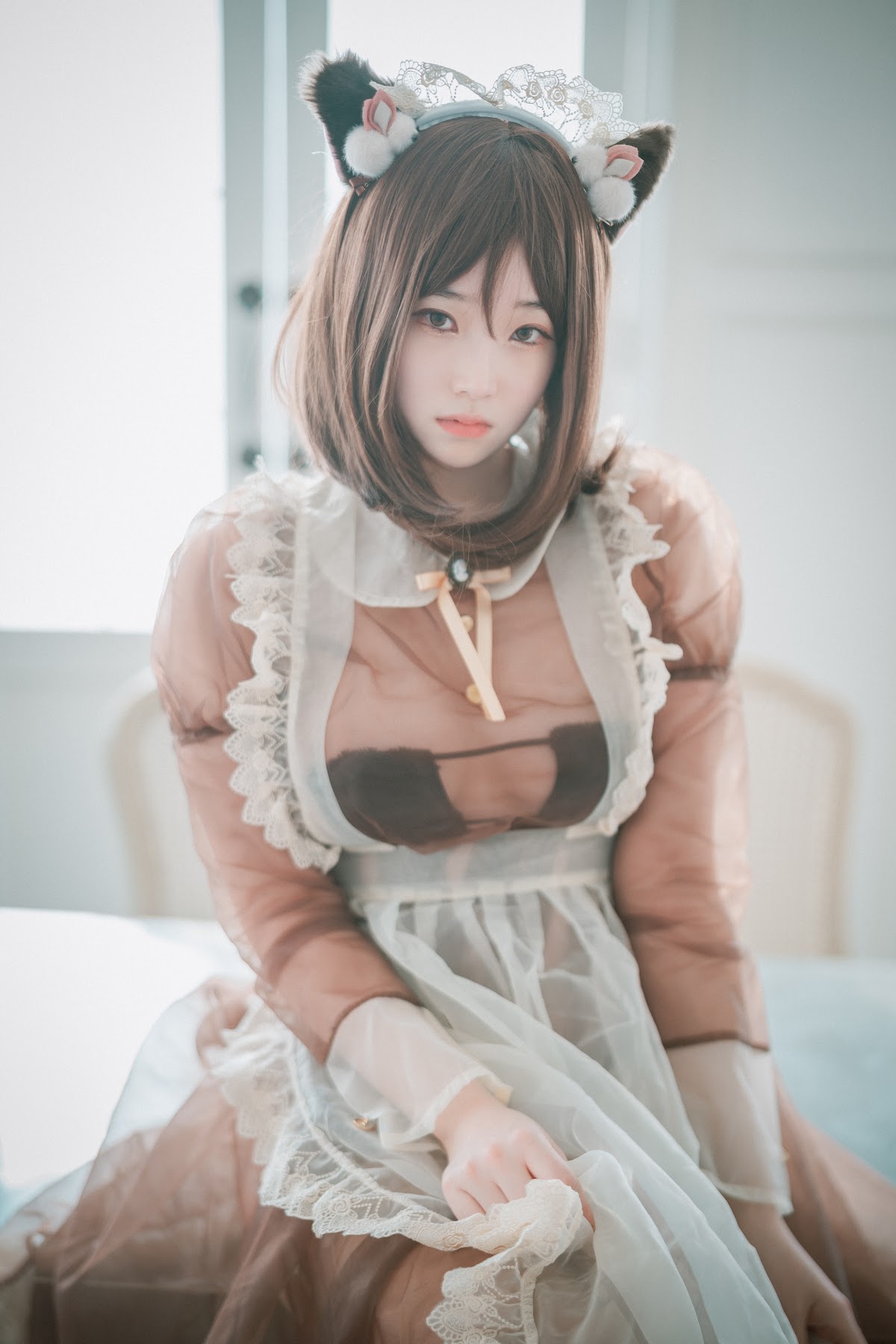 DJAWA Photo – Bambi (밤비) – Pure Marron (Maid) - P5