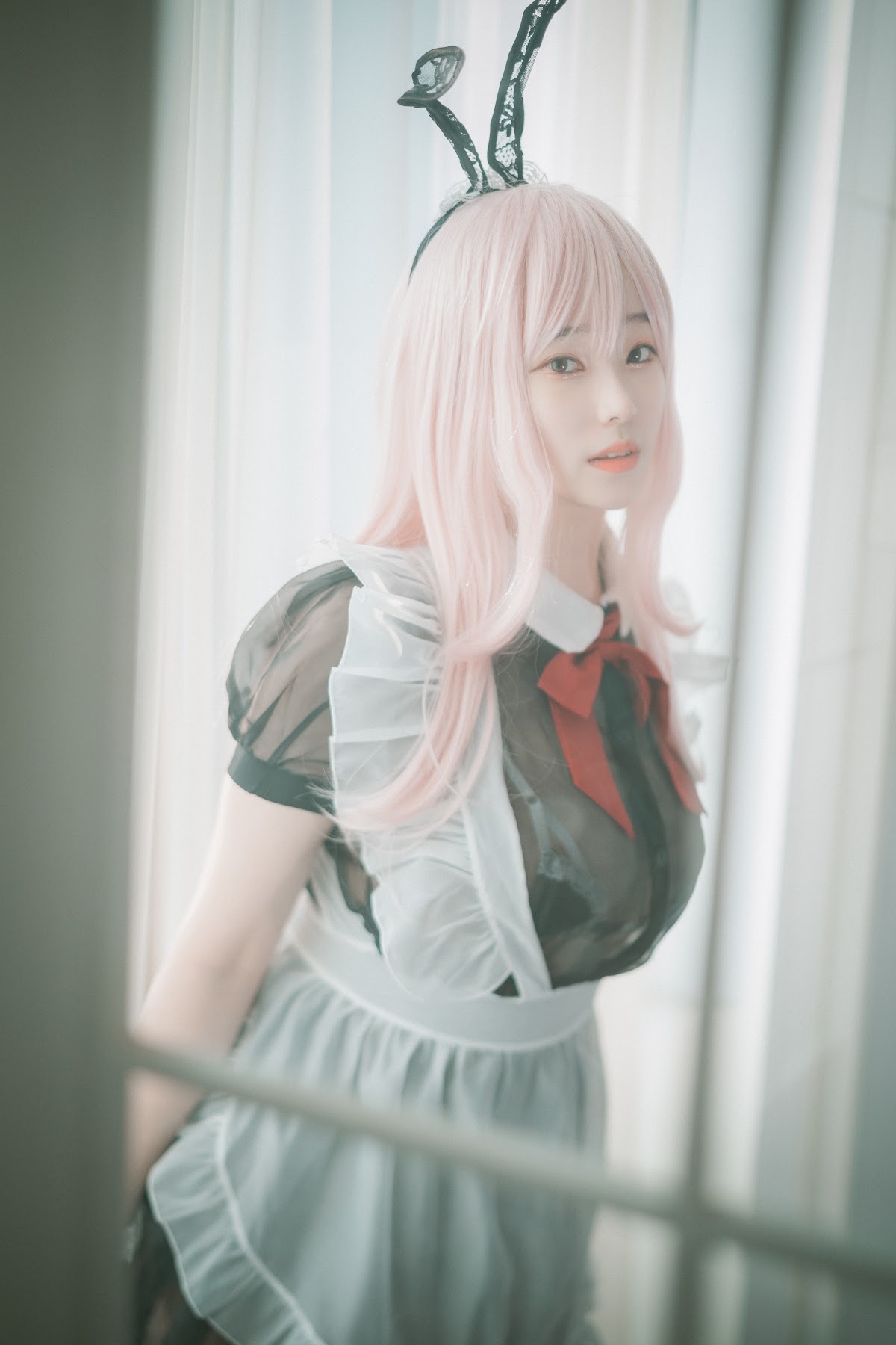 DJAWA Photo – Bambi (밤비) – Sheer Bunny Maid - P24