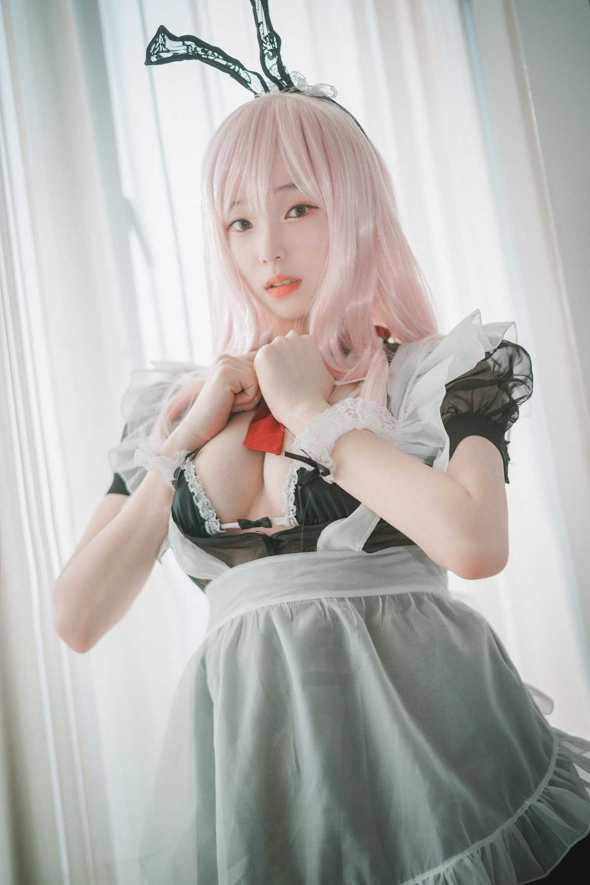 DJAWA Photo – Bambi (밤비) – Sheer Bunny Maid - P26