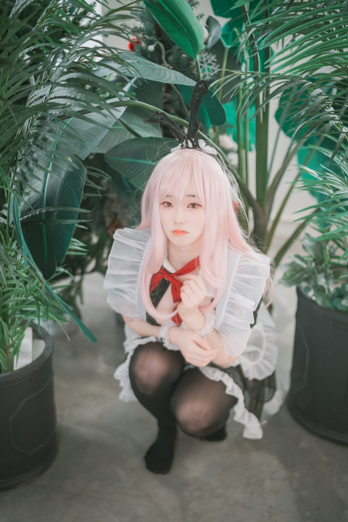 DJAWA Photo – Bambi (밤비) – Sheer Bunny Maid - P29