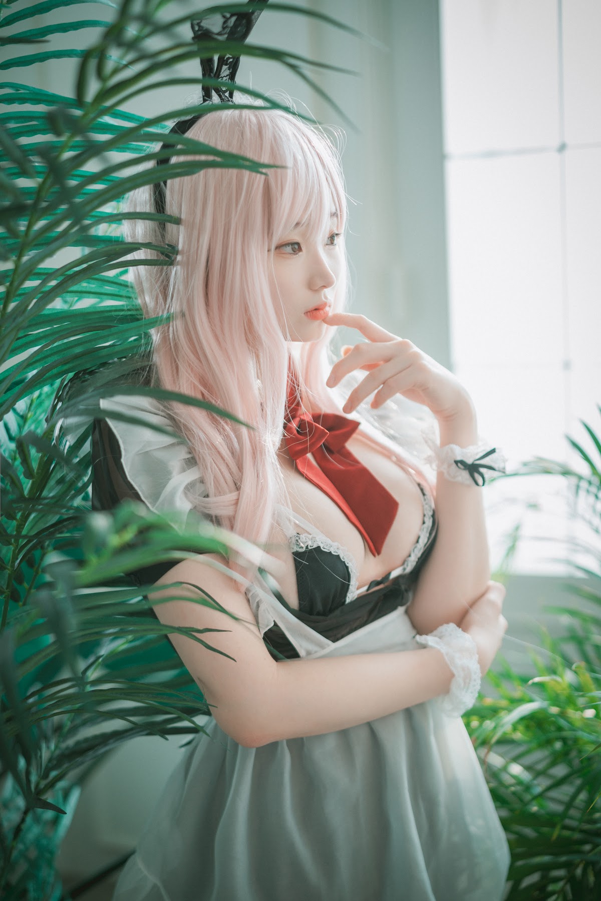 DJAWA Photo – Bambi (밤비) – Sheer Bunny Maid - P46