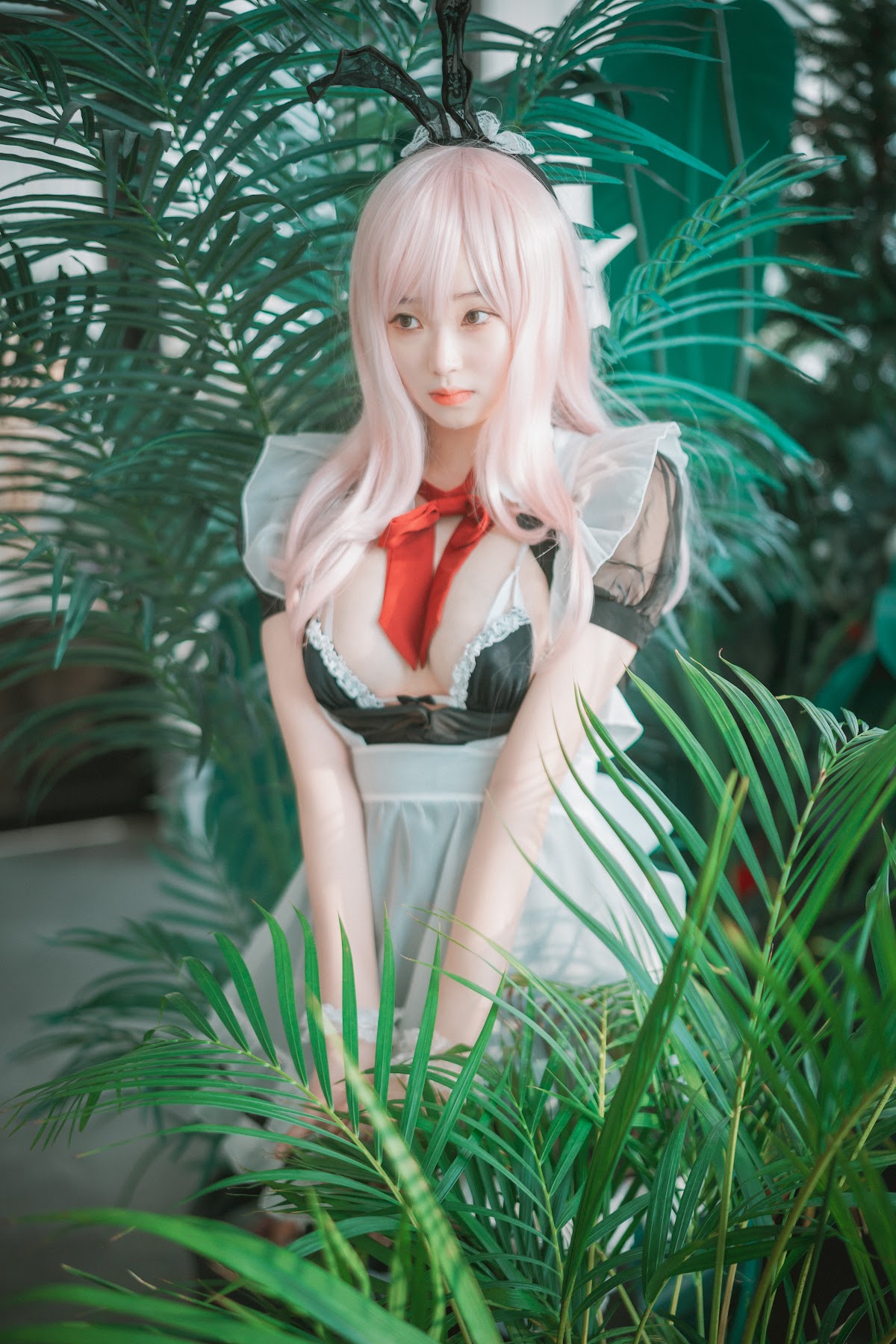 DJAWA Photo – Bambi (밤비) – Sheer Bunny Maid - P48