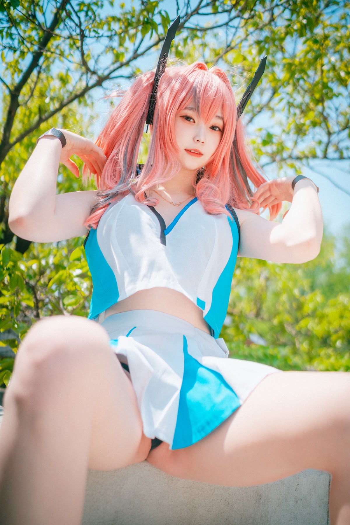 DJAWA Photo – Bambi (밤비) – USS Bremerton (Azur Lane) Scorching-Hot Training - P16