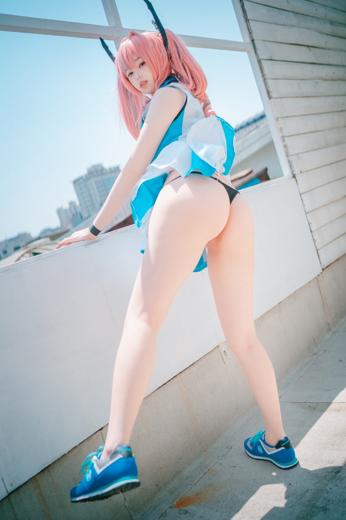 DJAWA Photo – Bambi (밤비) – USS Bremerton (Azur Lane) Scorching-Hot Training - P21