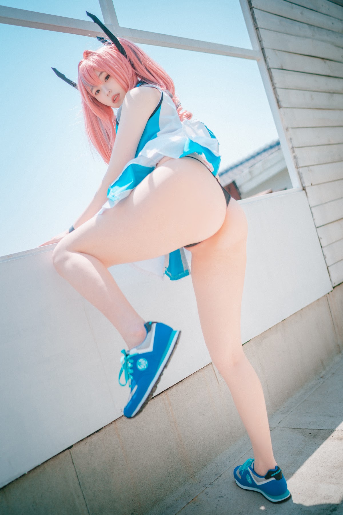 DJAWA Photo – Bambi (밤비) – USS Bremerton (Azur Lane) Scorching-Hot Training - P22