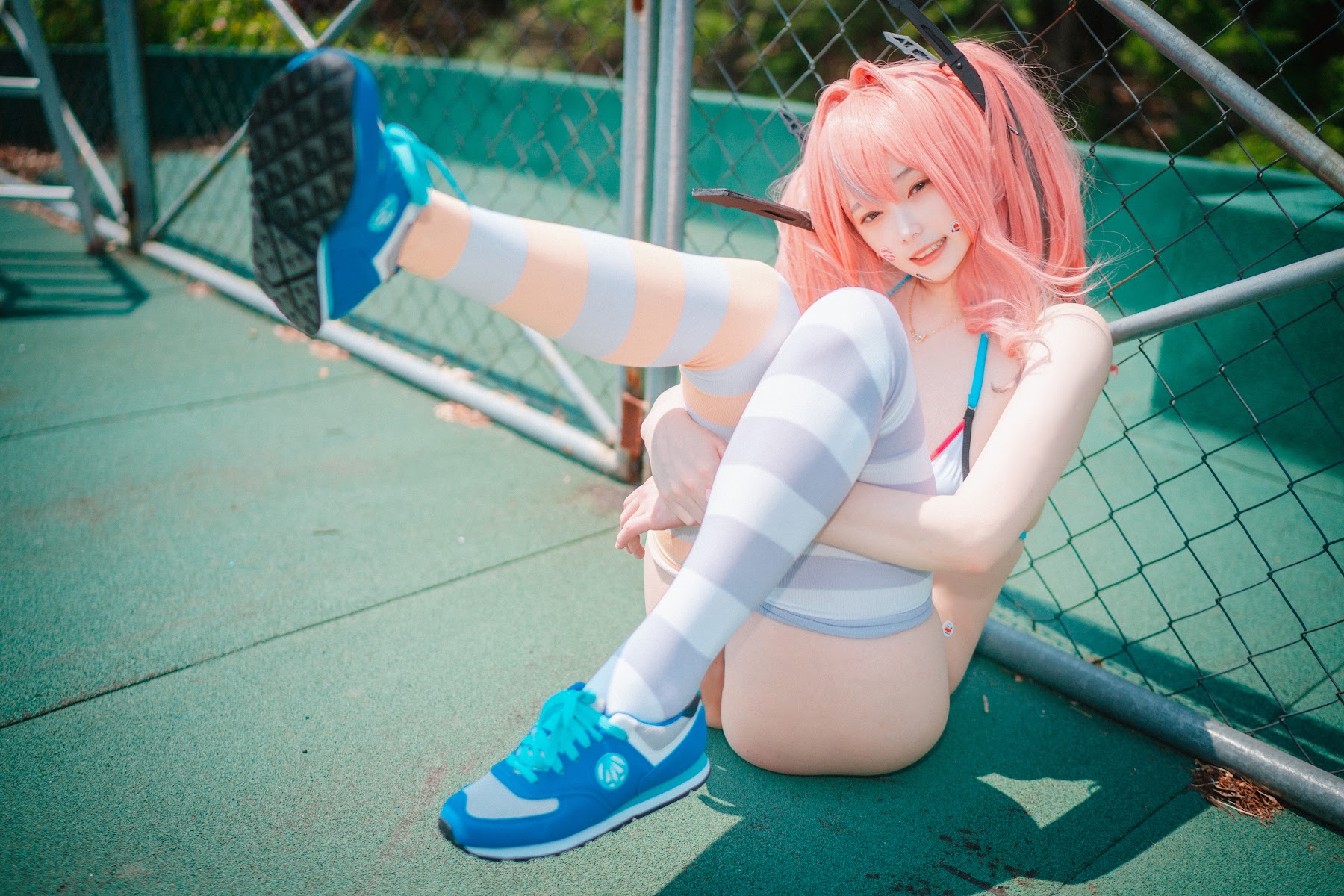 DJAWA Photo – Bambi (밤비) – USS Bremerton (Azur Lane) Scorching-Hot Training - P41