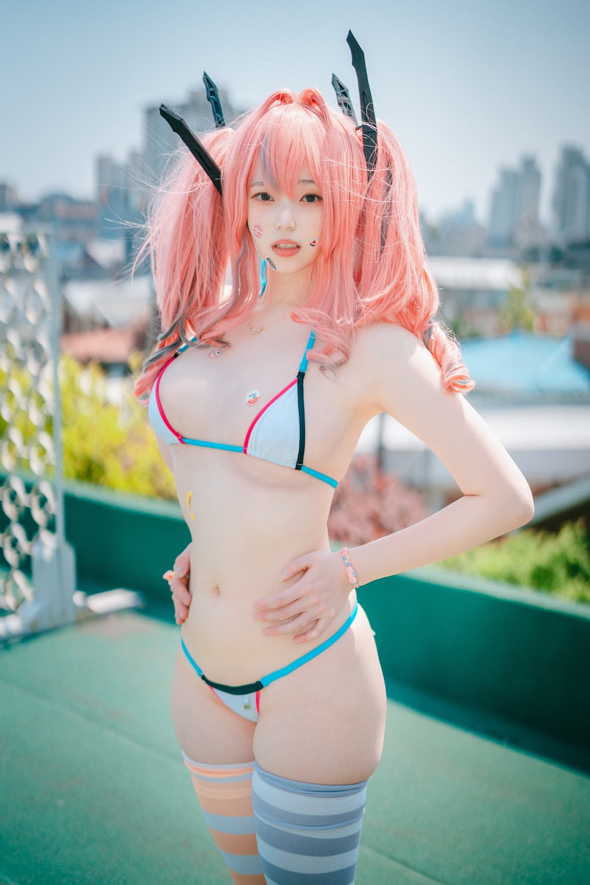 DJAWA Photo – Bambi (밤비) – USS Bremerton (Azur Lane) Scorching-Hot Training - P43