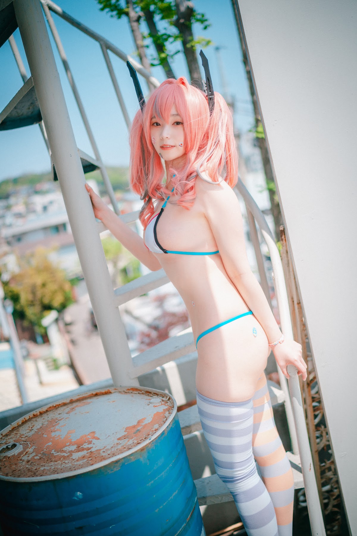 DJAWA Photo – Bambi (밤비) – USS Bremerton (Azur Lane) Scorching-Hot Training - P53