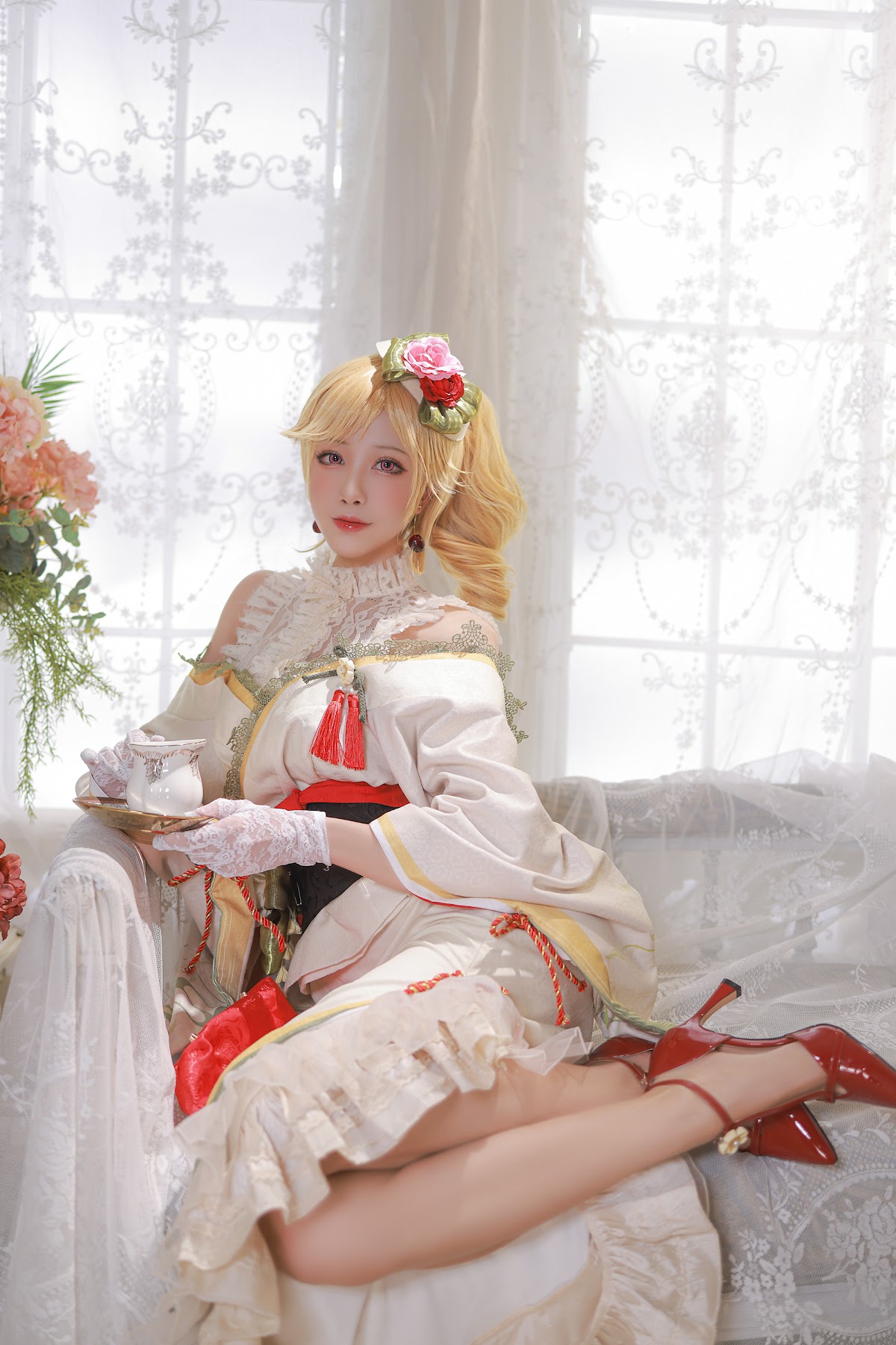 Coser@水淼Aqua Vol.082 黎塞留和服 - P15