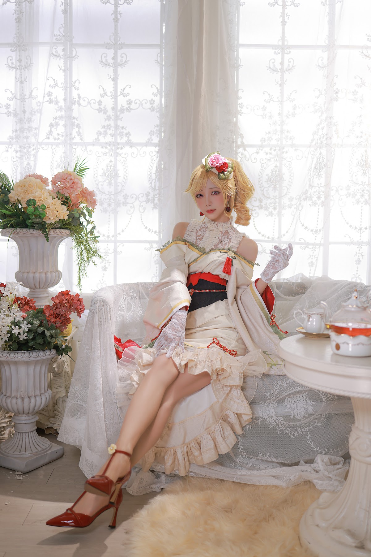 Coser@水淼Aqua Vol.082 黎塞留和服 - P16