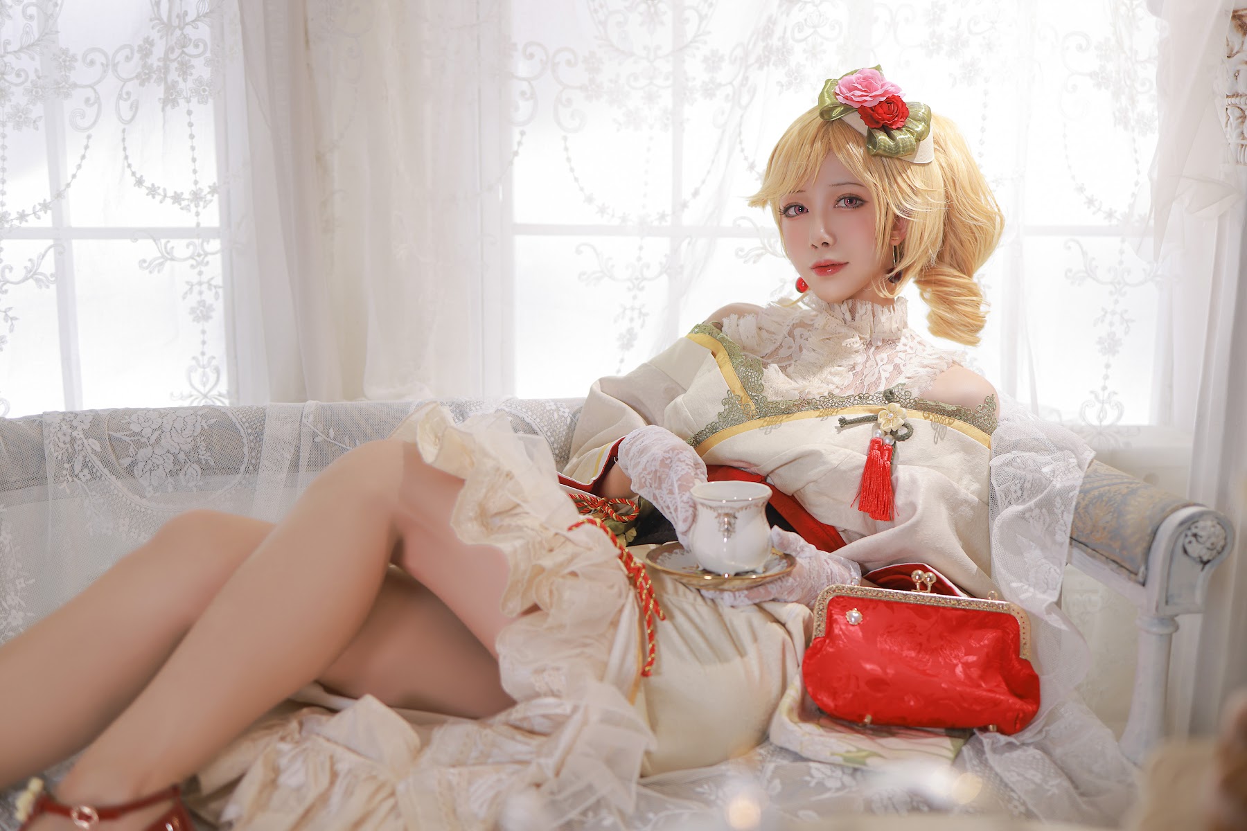 Coser@水淼Aqua Vol.082 黎塞留和服 - P18