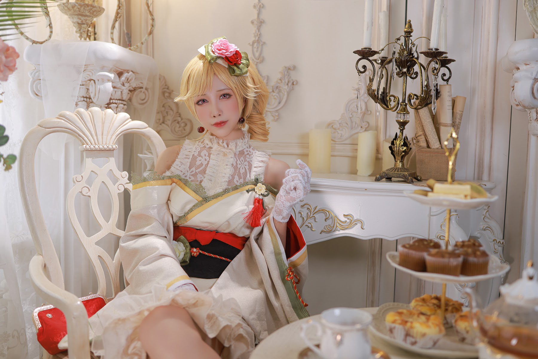 Coser@水淼Aqua Vol.082 黎塞留和服 - P21
