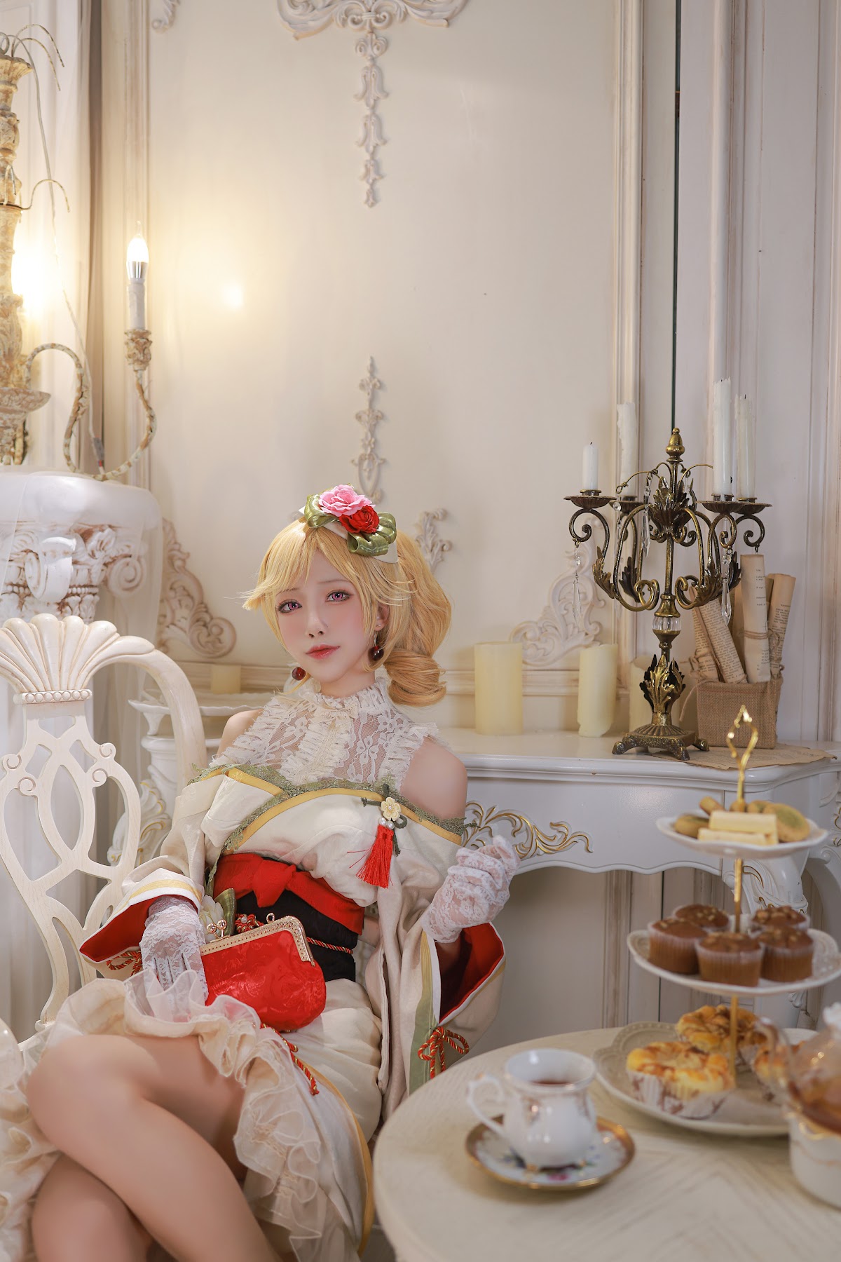 Coser@水淼Aqua Vol.082 黎塞留和服 - P22