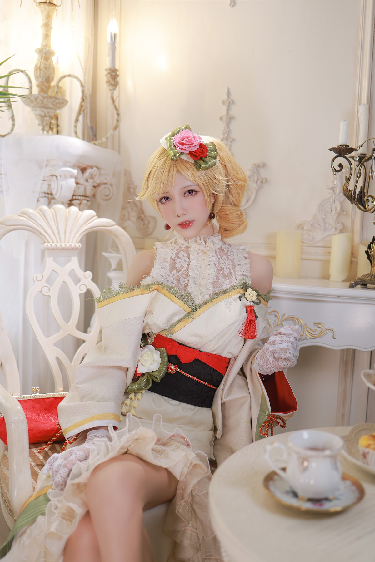 Coser@水淼Aqua Vol.082 黎塞留和服 - P23