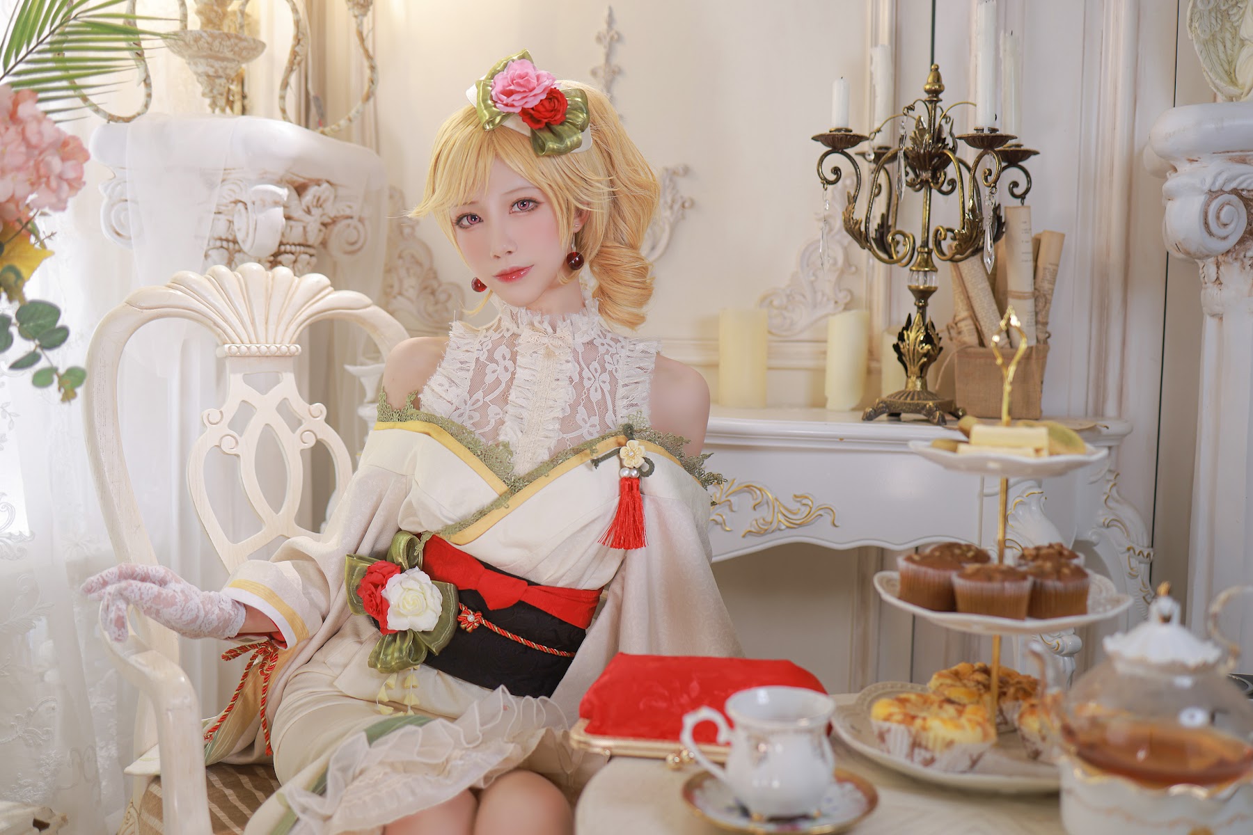 Coser@水淼Aqua Vol.082 黎塞留和服 - P24
