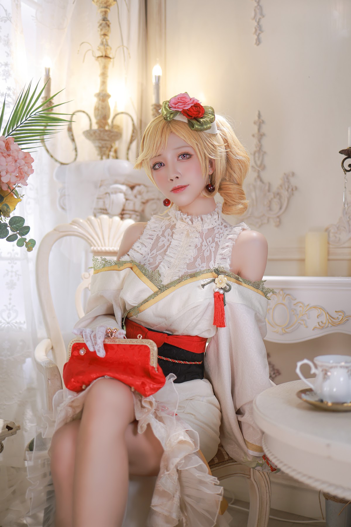 Coser@水淼Aqua Vol.082 黎塞留和服 - P26