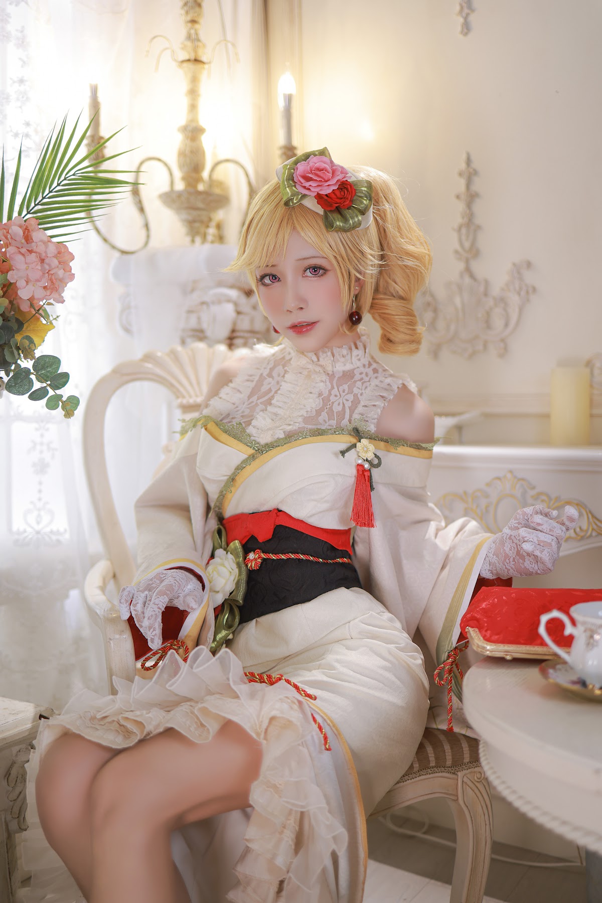Coser@水淼Aqua Vol.082 黎塞留和服 - P27