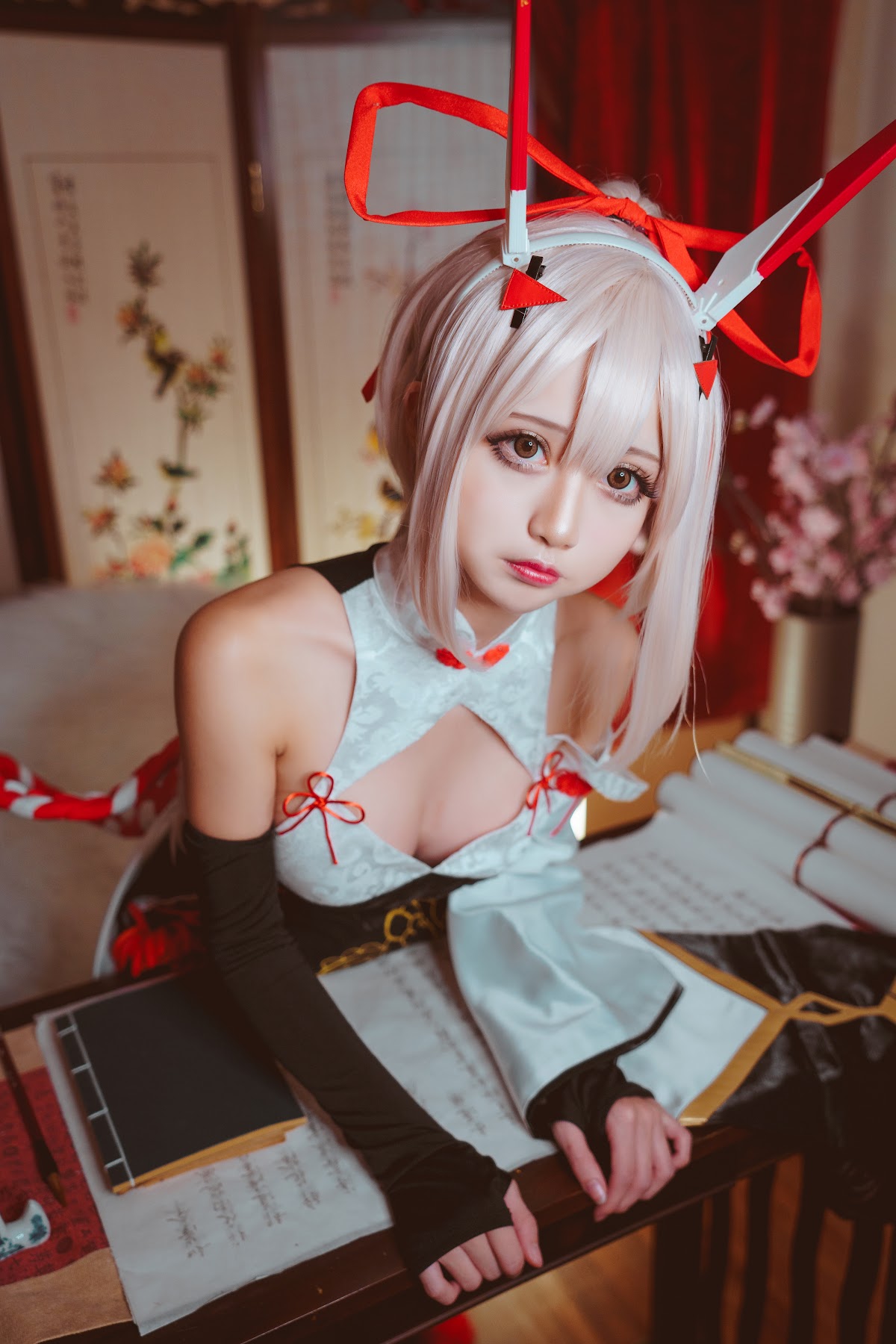 Coser@沖田凜花Rinka – Ayanami Cheongasm - P9