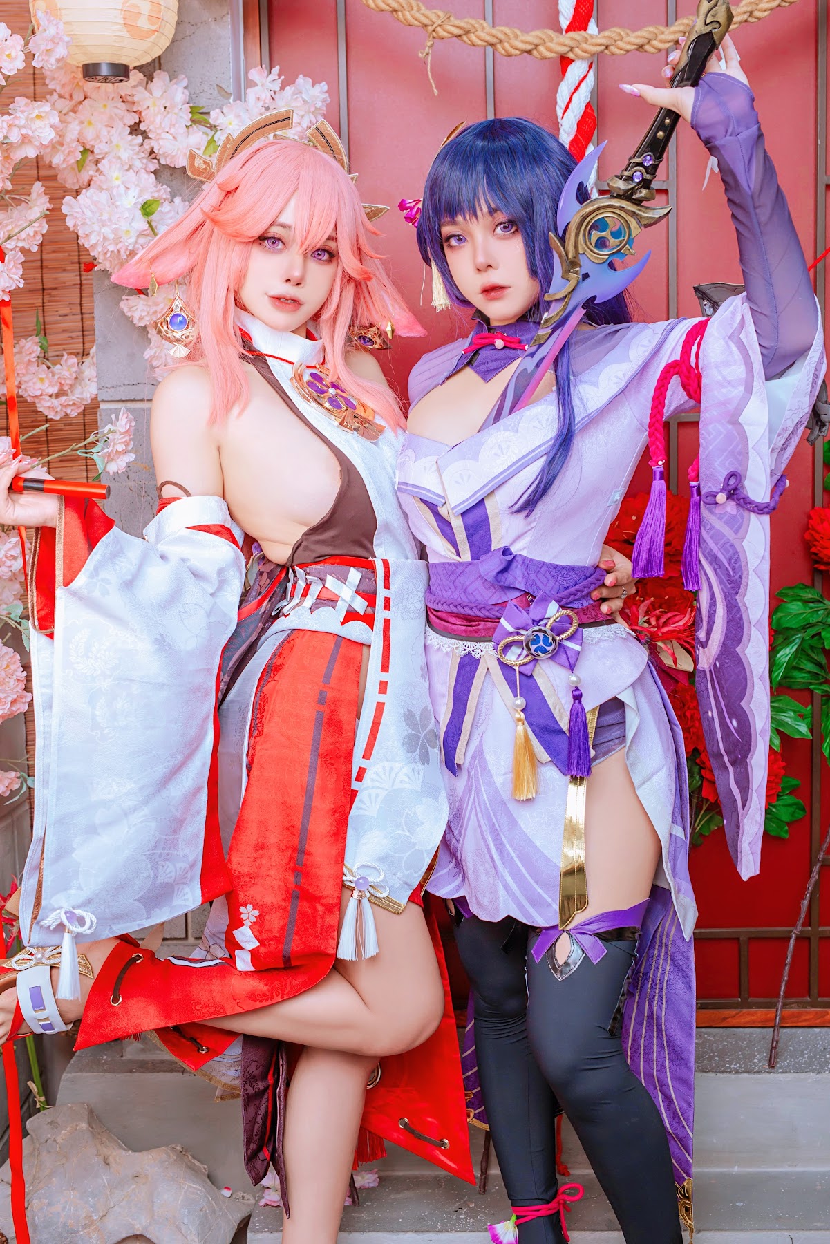 Coser@Byoru – Yae Miko x Raiden Shogun - P10