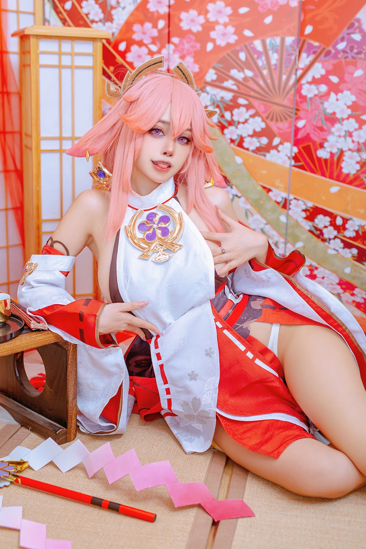Coser@Byoru – Yae Miko x Raiden Shogun - P12