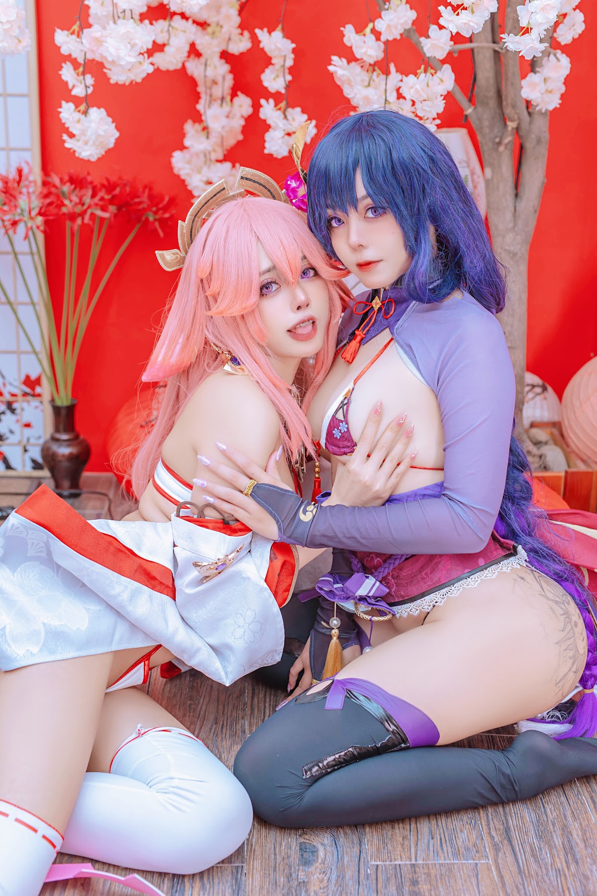 Coser@Byoru – Yae Miko x Raiden Shogun - P36