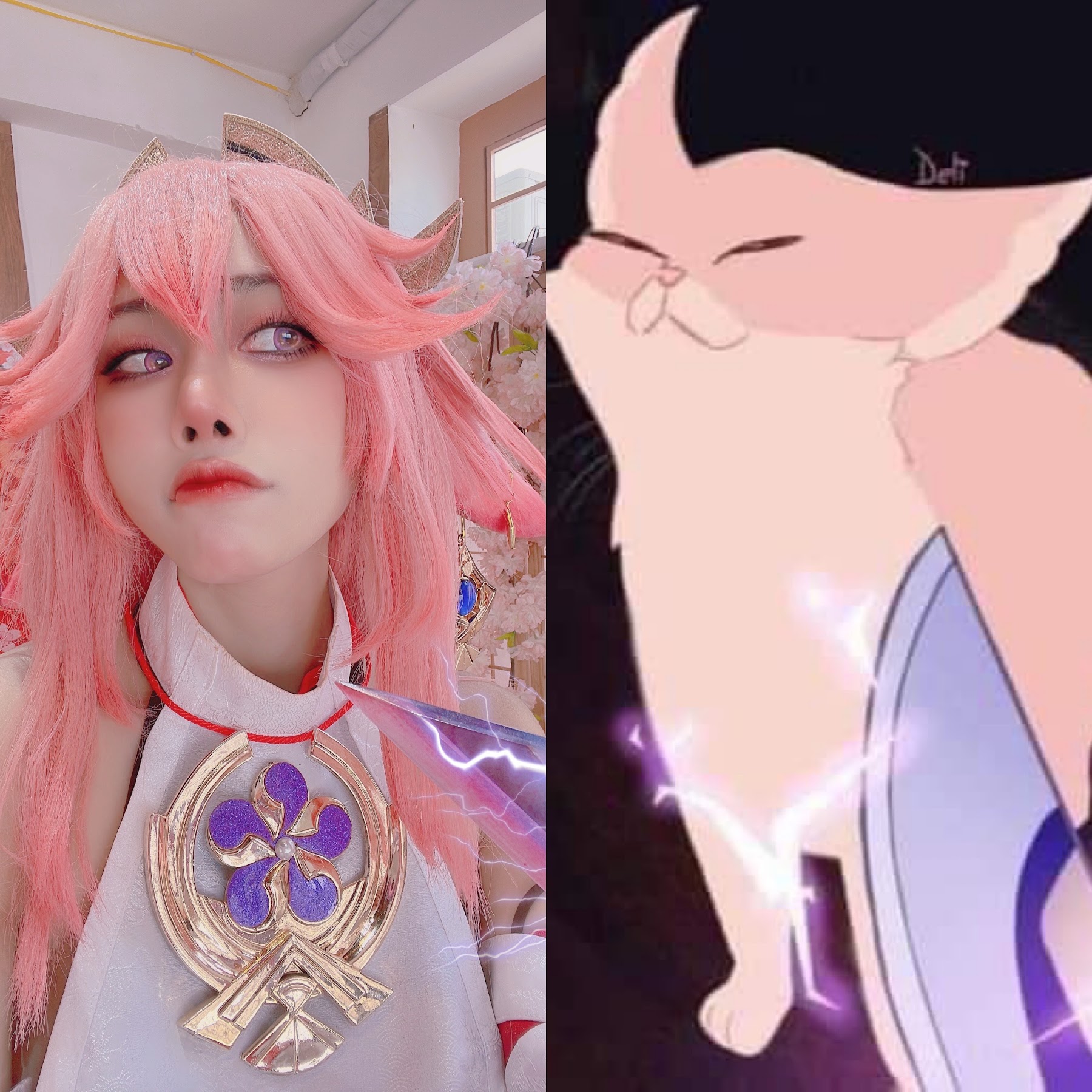 Coser@Byoru – Yae Miko x Raiden Shogun - P57