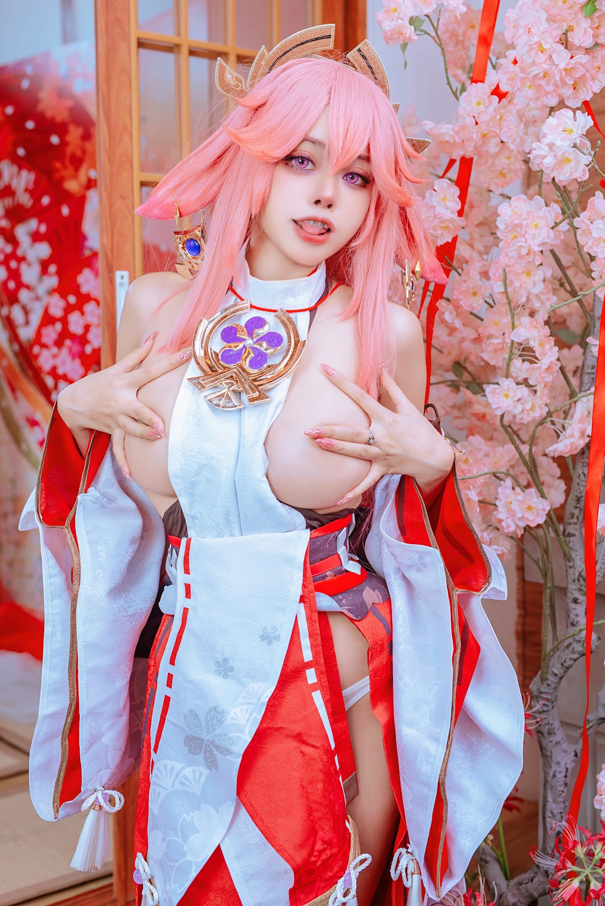 Coser@Byoru – Yae Miko x Raiden Shogun - P67
